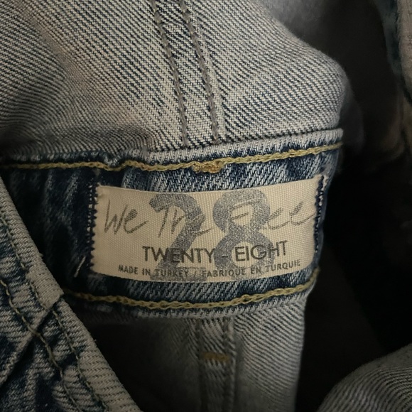 Free People We The Free Stone Beach Shelby Overalls Size 28 - Picture 4 of 6